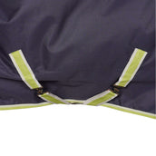 Bucas Oasis Turnout 200g & Neck Dark grey/Lime