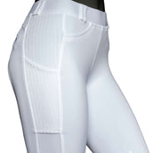 Schockemöhle Reitleggings Sporty Knie Grip Weiß