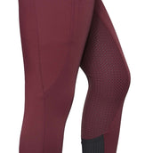 Euro-Star Reithose Indigo Glam Full Grip Dark Berry