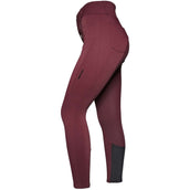 Euro-Star Reithose Indigo Glam Full Grip Dark Berry