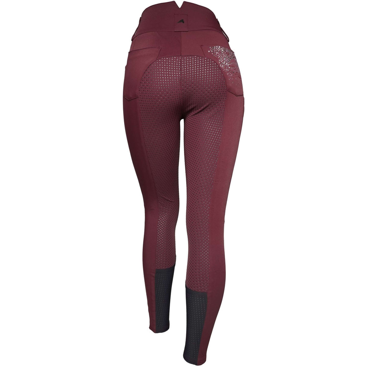 Euro-Star Reithose Indigo Glam Full Grip Dark Berry