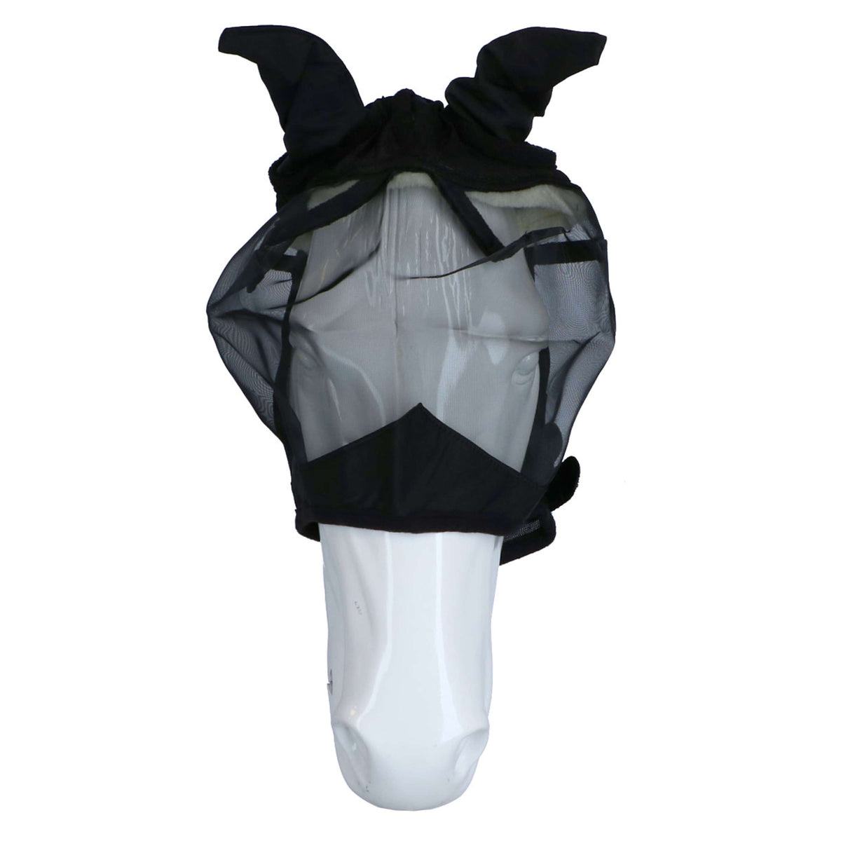 EQUITHÈME Fliegenmaske Anti-UV RipStop Schwarz