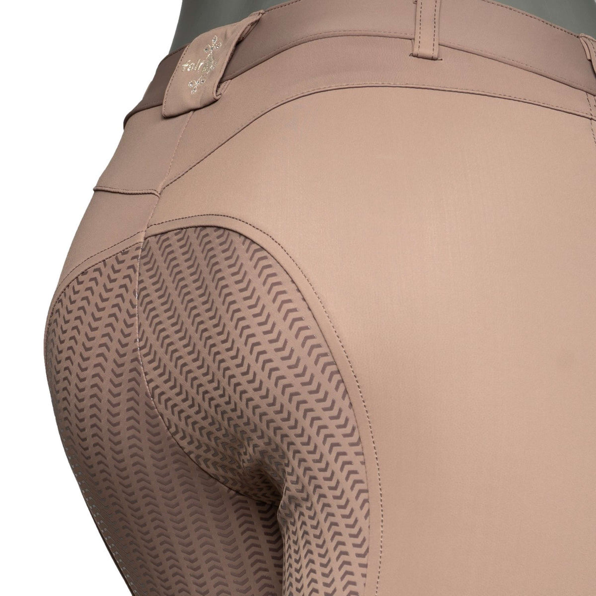 Fair Play Reithose Johanna Full Grip Grau/Taupe