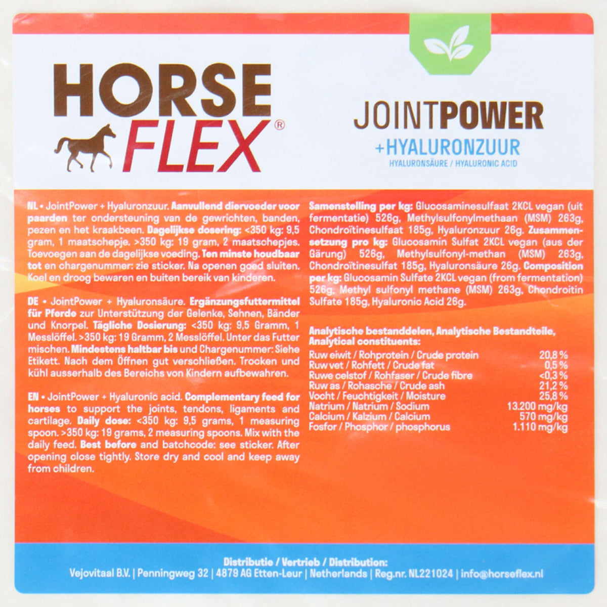 HorseFlex Jointpower + Hyaluronsäure Nachfüllung