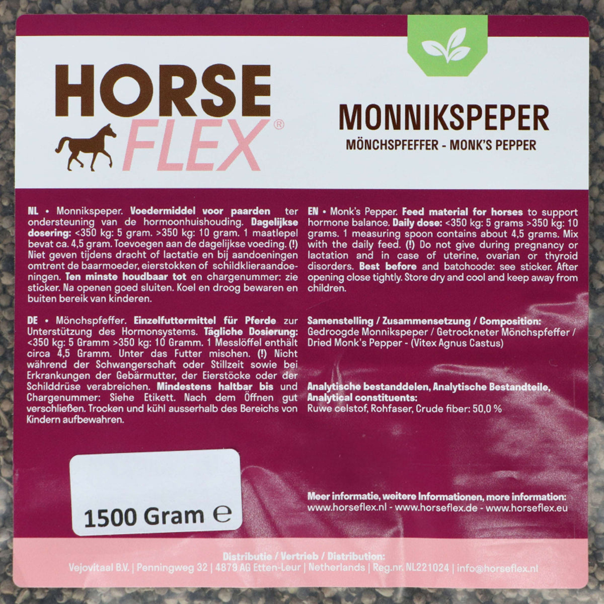 HorseFlex Mönchspfeffer Nachfüllung