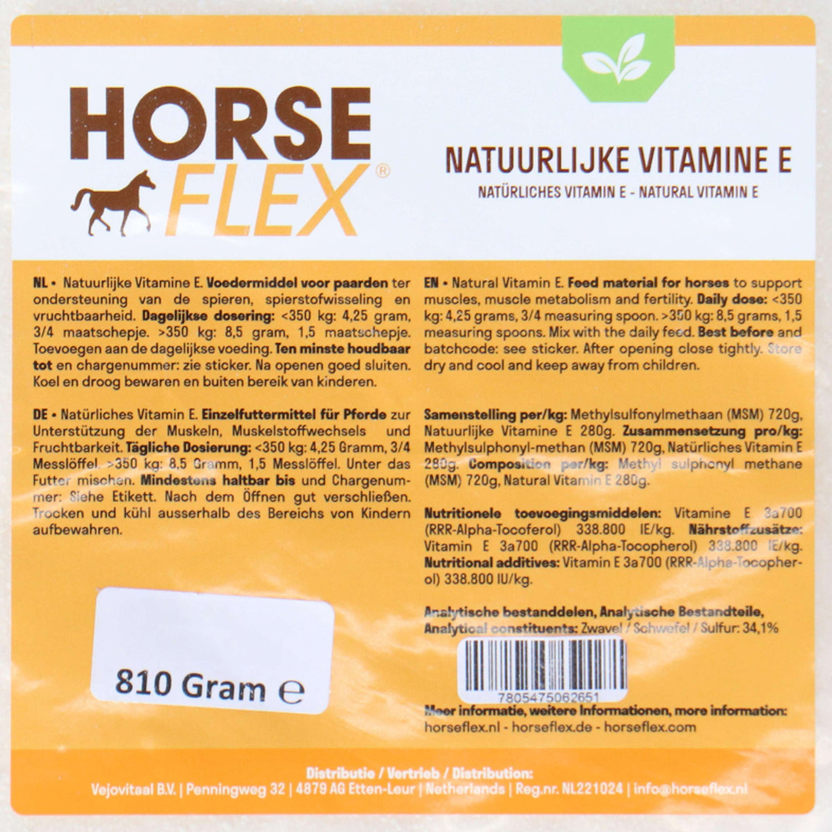 HorseFlex Natürliches Vitamin E Nachfüllung