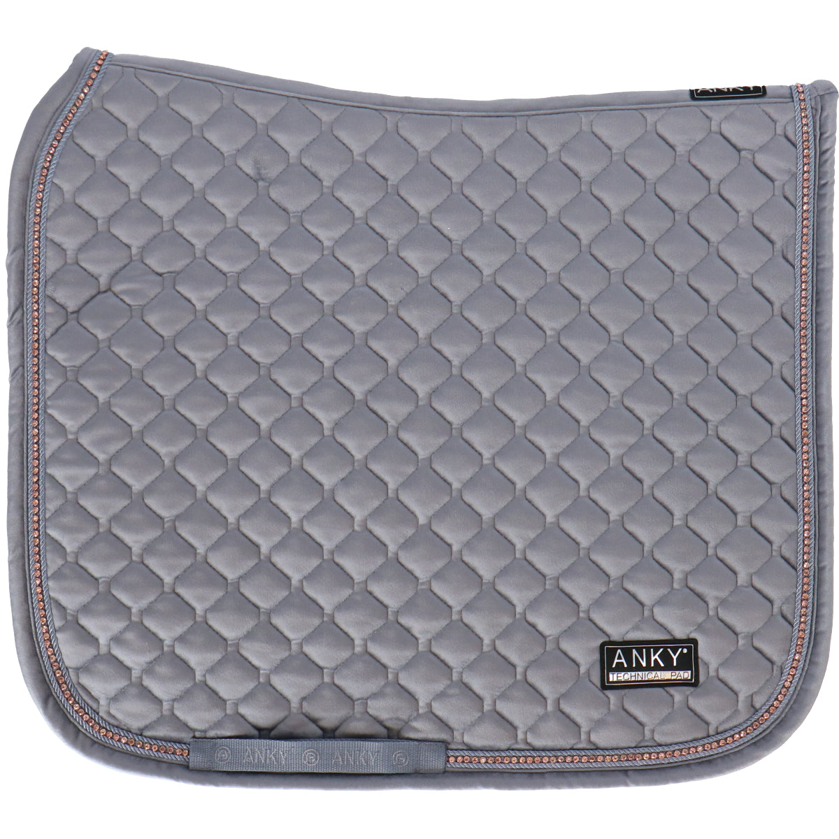 ANKY Schabracke Velvet Stones Dressur Steel Grey