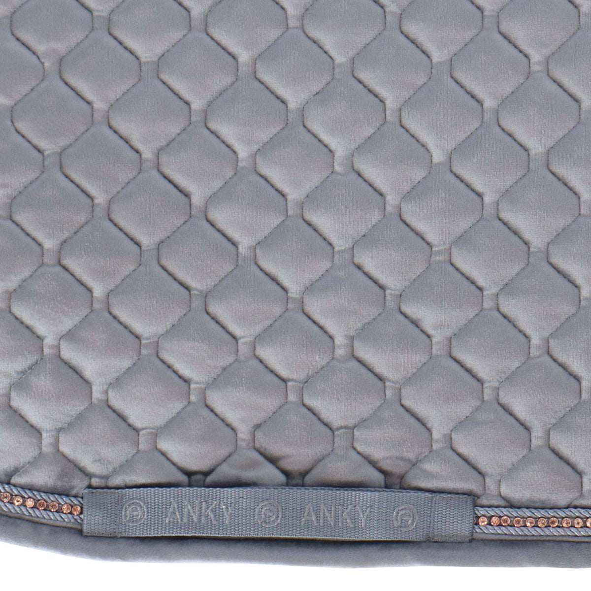 ANKY Schabracke Velvet Stones Dressur Steel Grey