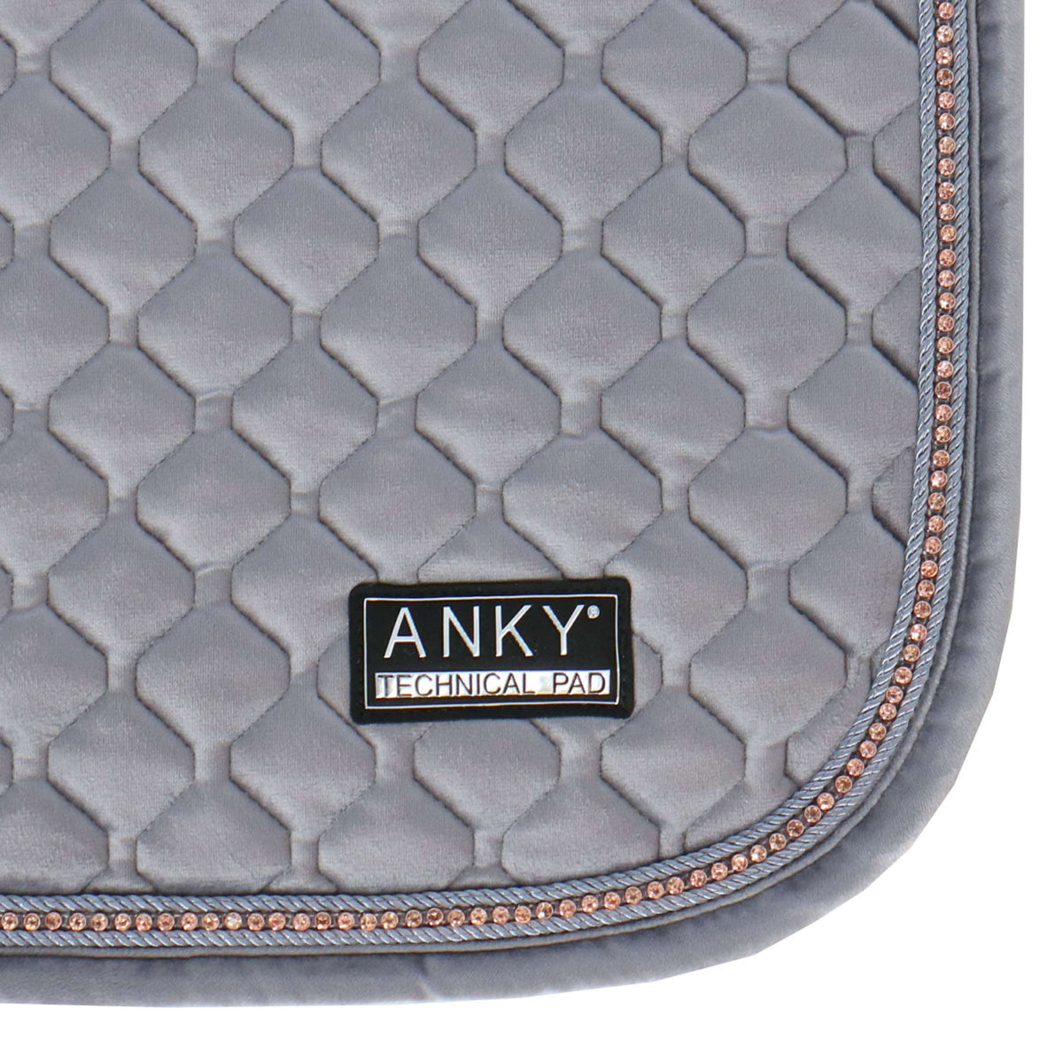 ANKY Schabracke Velvet Stones Dressur Steel Grey