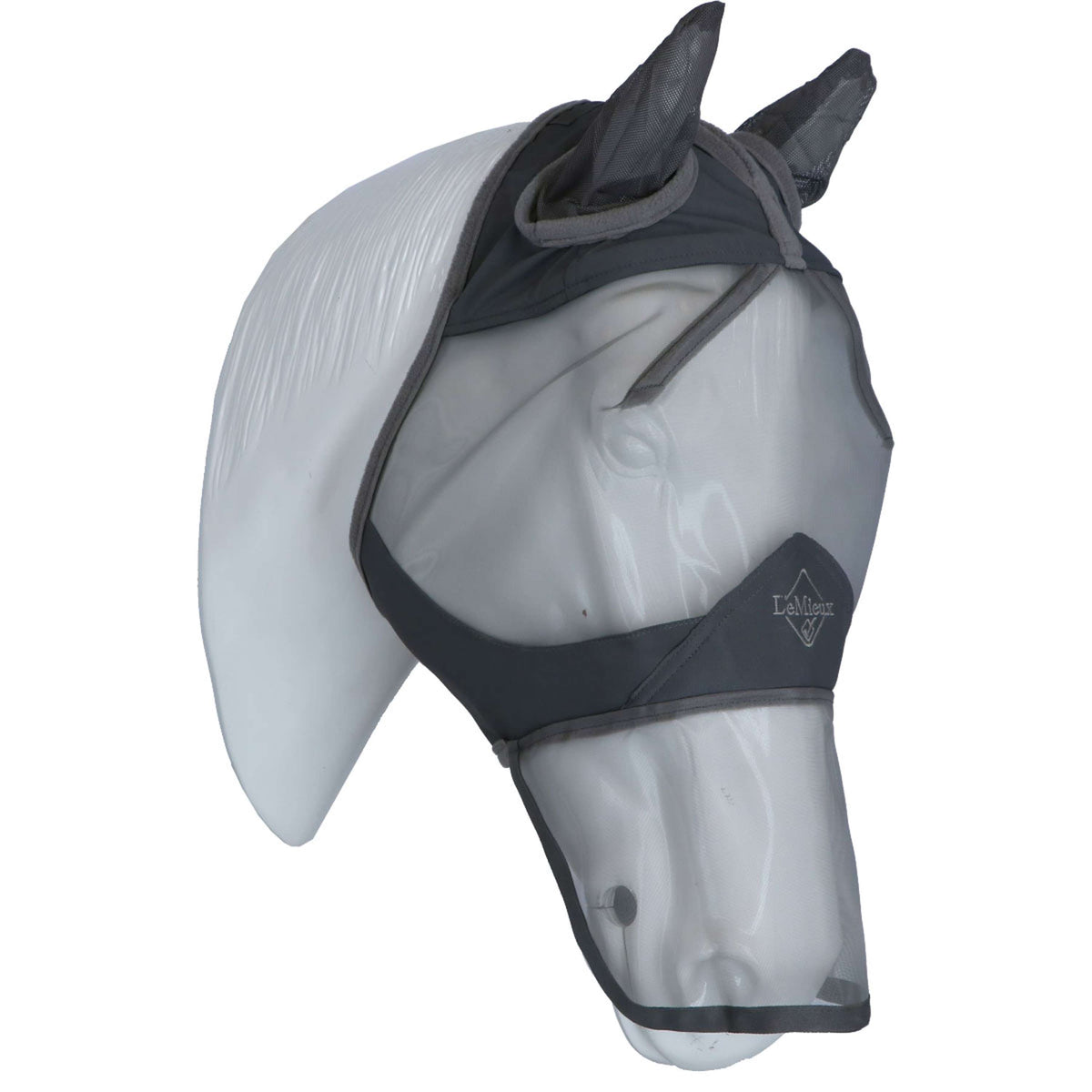 LeMieux Fliegenmaske ArmourShield Pro Full Grau