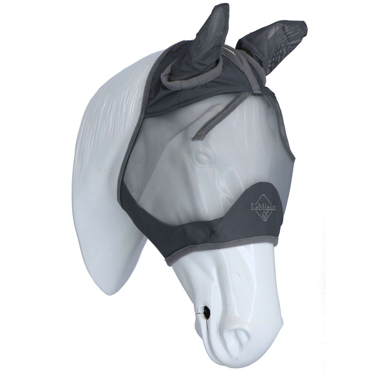 LeMieux Fliegenmaske ArmourShield Pro Half Grau