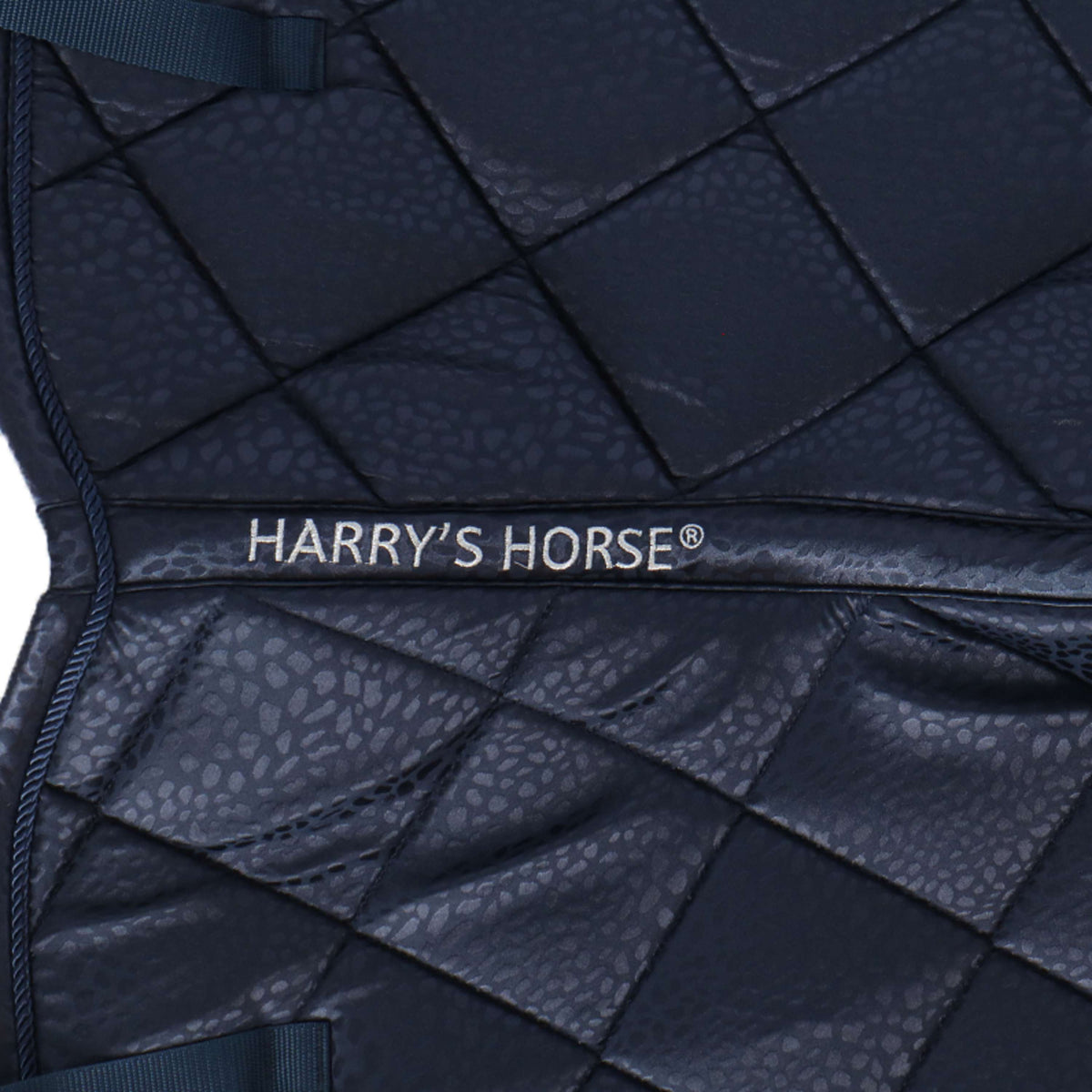 Harry's Horse Schabracke Reverso Leopard Vielseitig Navy