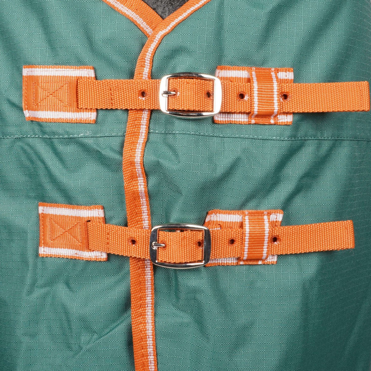 Weatherbeeta Winterdecke Comfitec Tyro Standard Neck Lite Plus Green/Burnt Orange/White