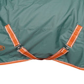 Weatherbeeta Winterdecke Comfitec Tyro Standard Neck Lite Plus Green/Burnt Orange/White