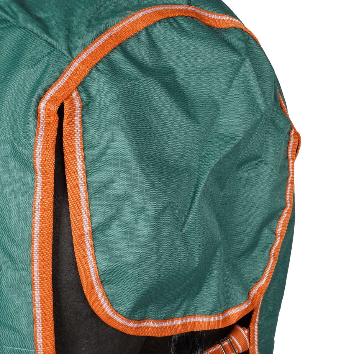 Weatherbeeta Winterdecke Comfitec Tyro Standard Neck Lite Plus Green/Burnt Orange/White