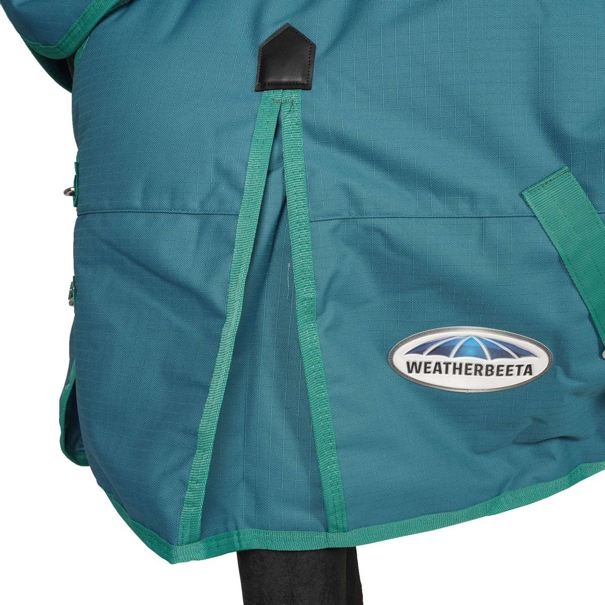 Weatherbeeta Winterdecke Green-Tec Medium 1200D Abnehmbarer Hals Dragonfly Blue/Bottle Green