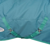 Weatherbeeta Winterdecke Green-Tec Medium 1200D Abnehmbarer Hals Dragonfly Blue/Bottle Green