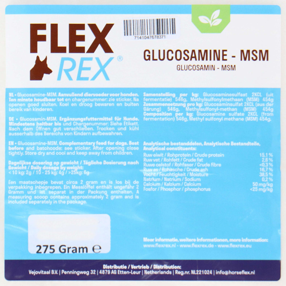 Flexrex Glucosamine-MSM Nachfüllung