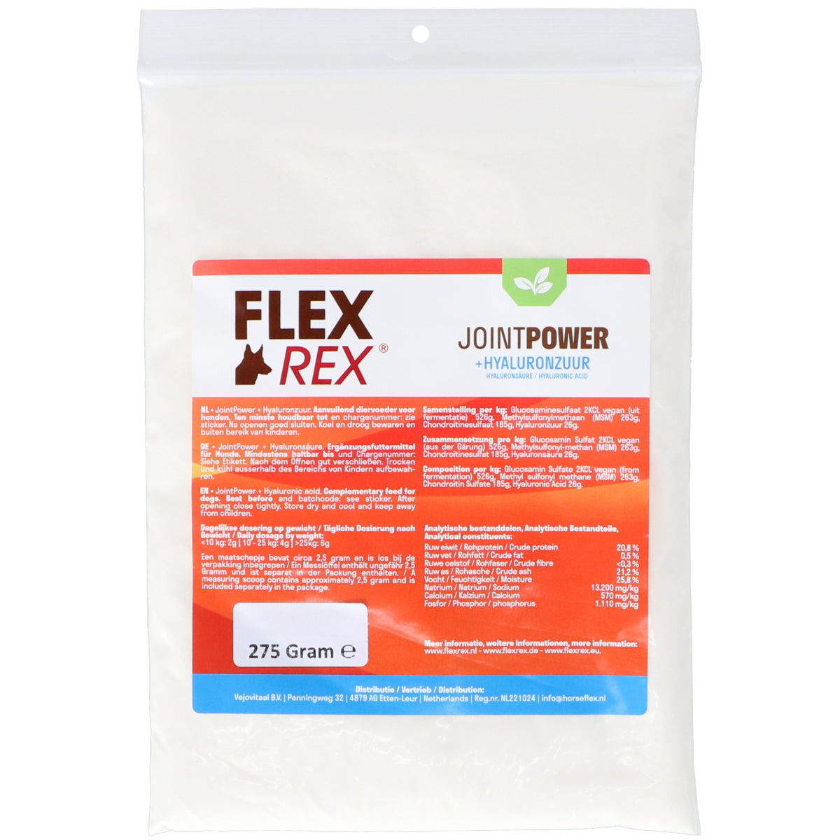 Flexrex Jointpower + Hyaluronsäure Nachfüllung