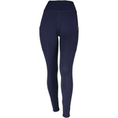 Rebel Pull On Reitleggings Crystal Full Grip Navy