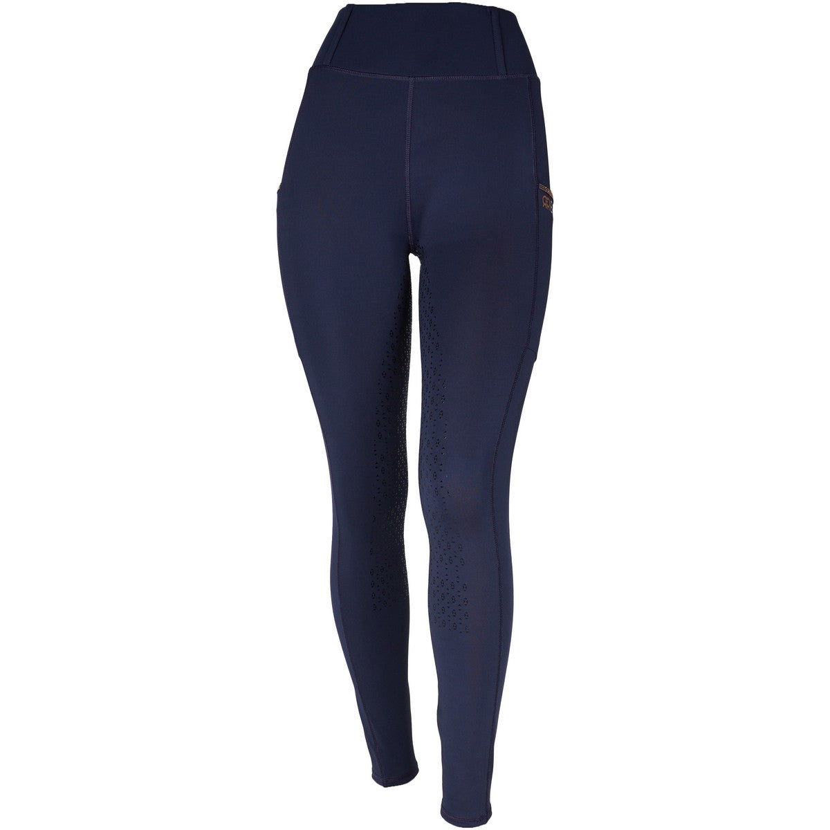 Rebel Pull On Reitleggings Crystal Full Grip Navy