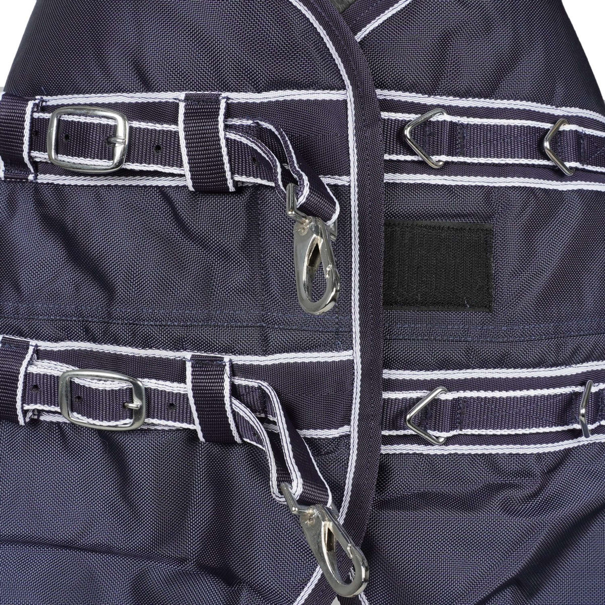 HKM Outdoordecke Premium 1680D 200g Nylon Fütterung Dunkelblau