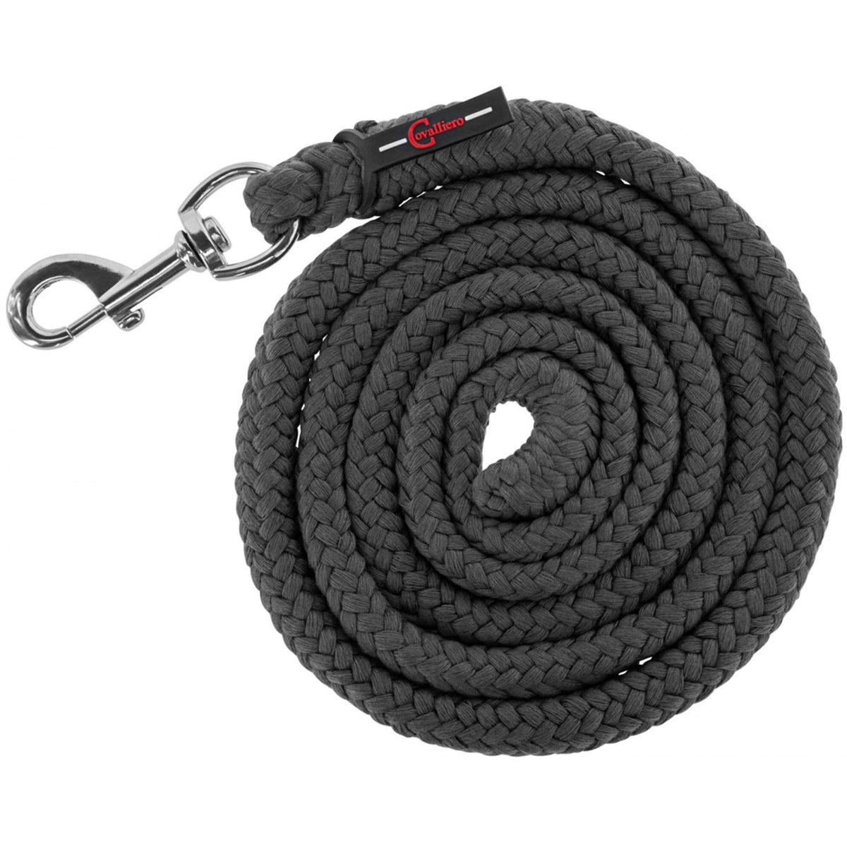 Covalliero Führstrick ClassicSoft mit Karabinerhaken Stein