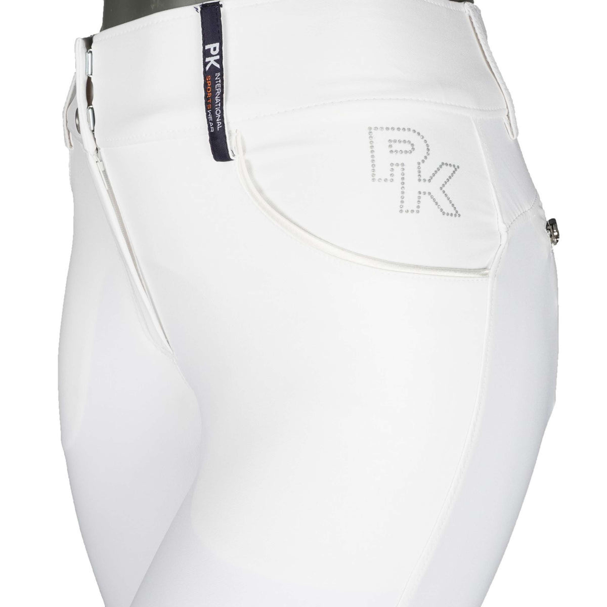 PK Reithose Outsider Full Grip Weiß