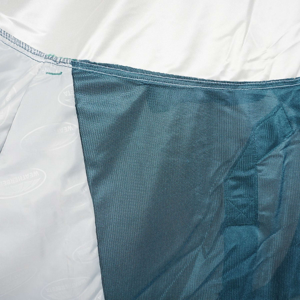 WeatherBeeta Fliegendecke ComFiTec Green-Tec Airflow Mesh Combo Neck White/Dragonfly Blue