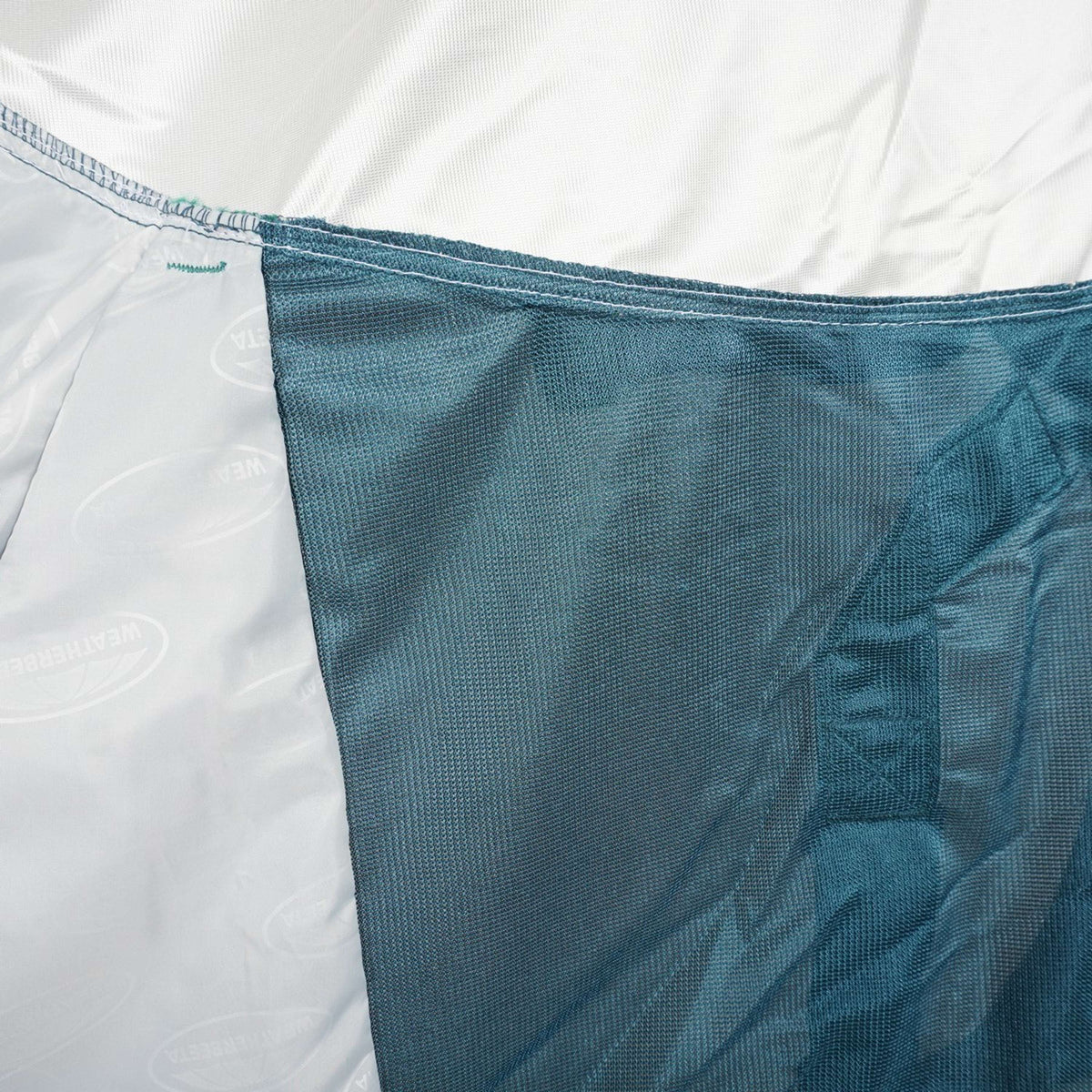 WeatherBeeta Fliegendecke ComFiTec Green-Tec Airflow Mesh Combo Neck White/Dragonfly Blue