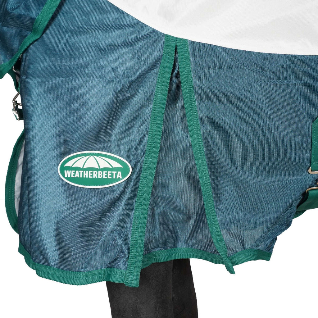 WeatherBeeta Fliegendecke ComFiTec Green-Tec Airflow Mesh Combo Neck White/Dragonfly Blue