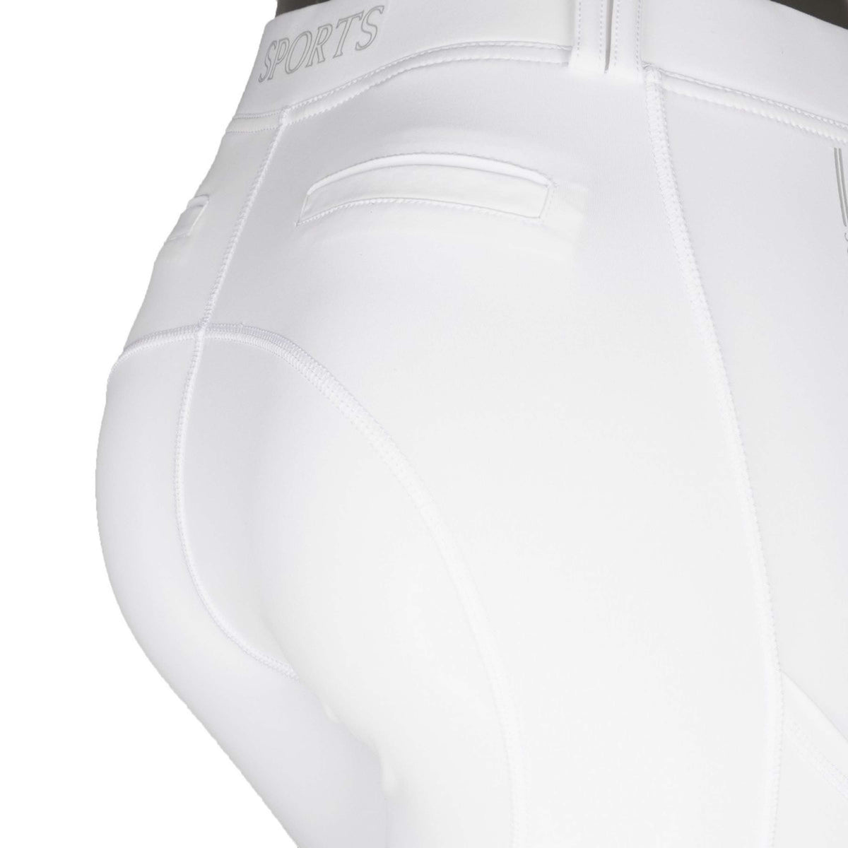 Schockemöhle Reitleggings New Pocket Knie Grip Optical White