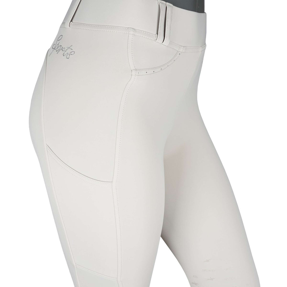 Schockemöhle Reitleggings Classy Sporty Knie Grip Chalk