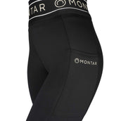 Montar Reitleggings MoMellani Viv Full Grip Schwarz/Beige