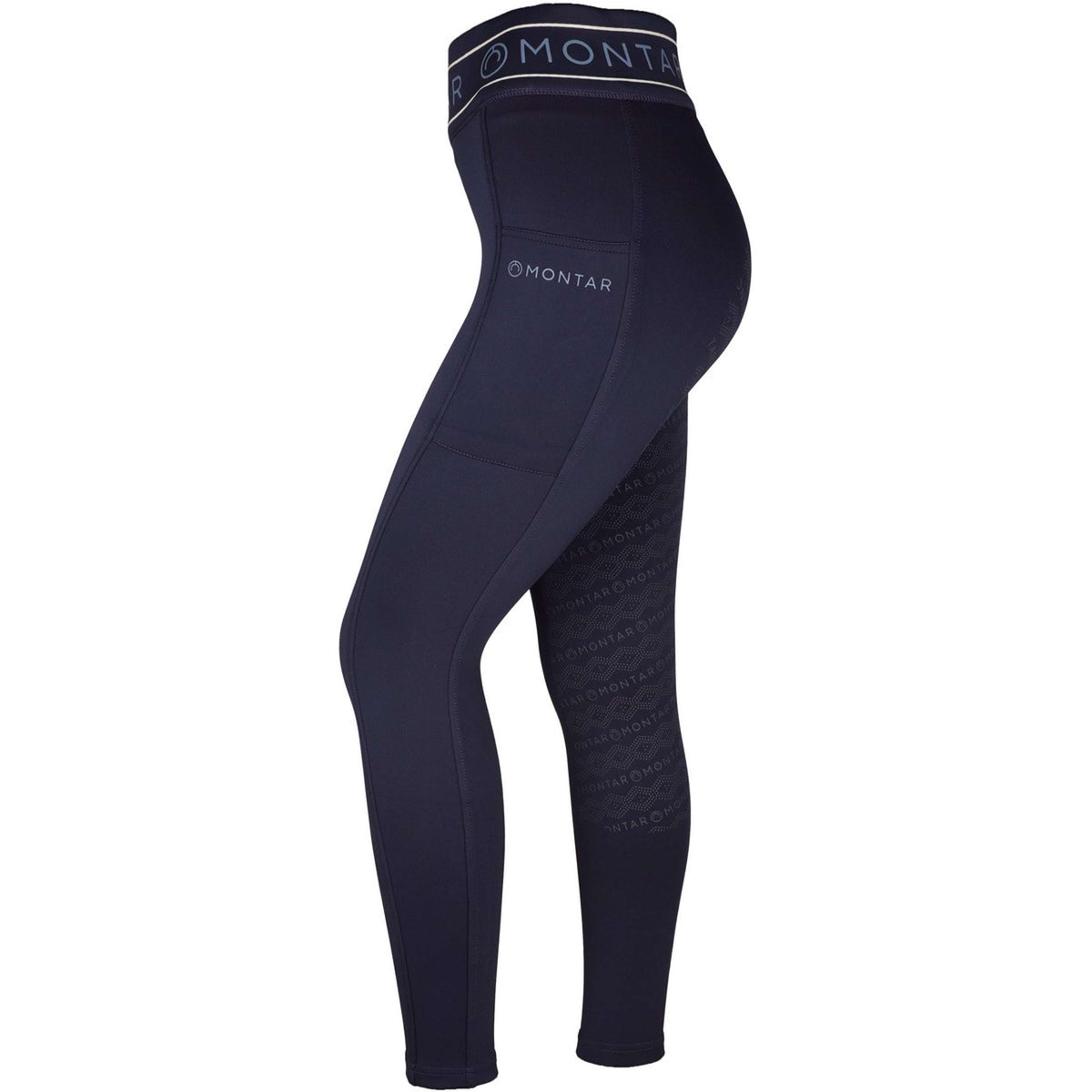 Montar Reitleggings MoMellani Viv Full Grip Dark Navy