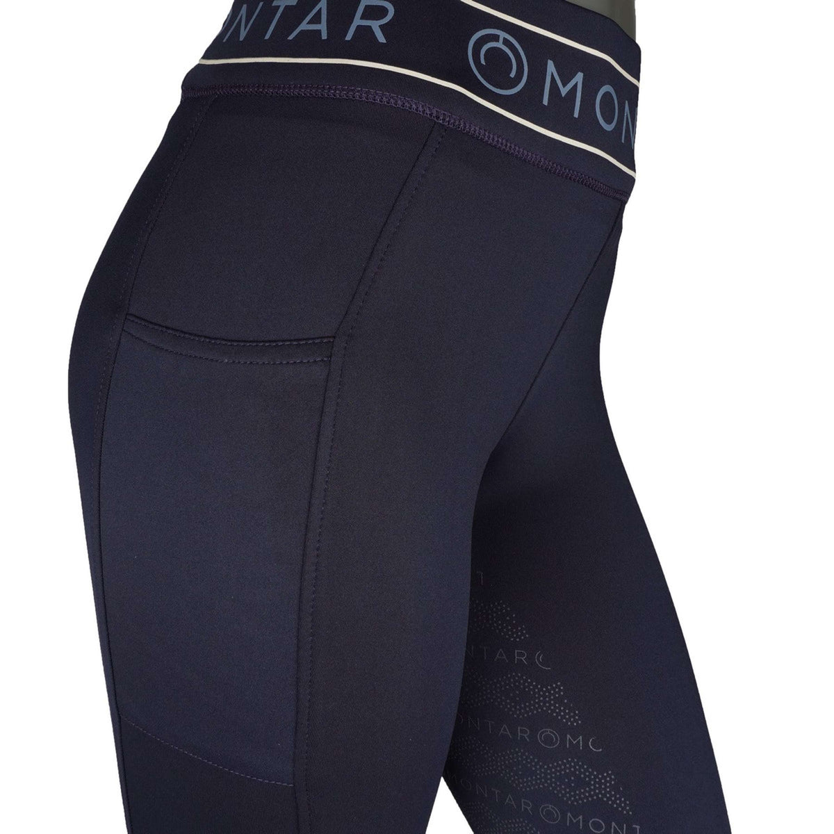 Montar Reitleggings MoMellani Viv Full Grip Dark Navy