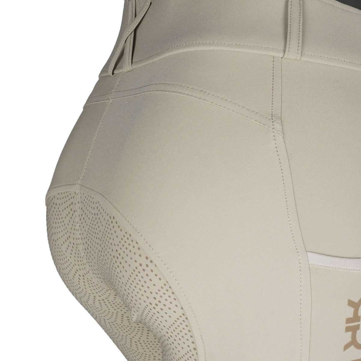 Rebel Reithose Highwaist Thigh Pocket Full Grip Beige