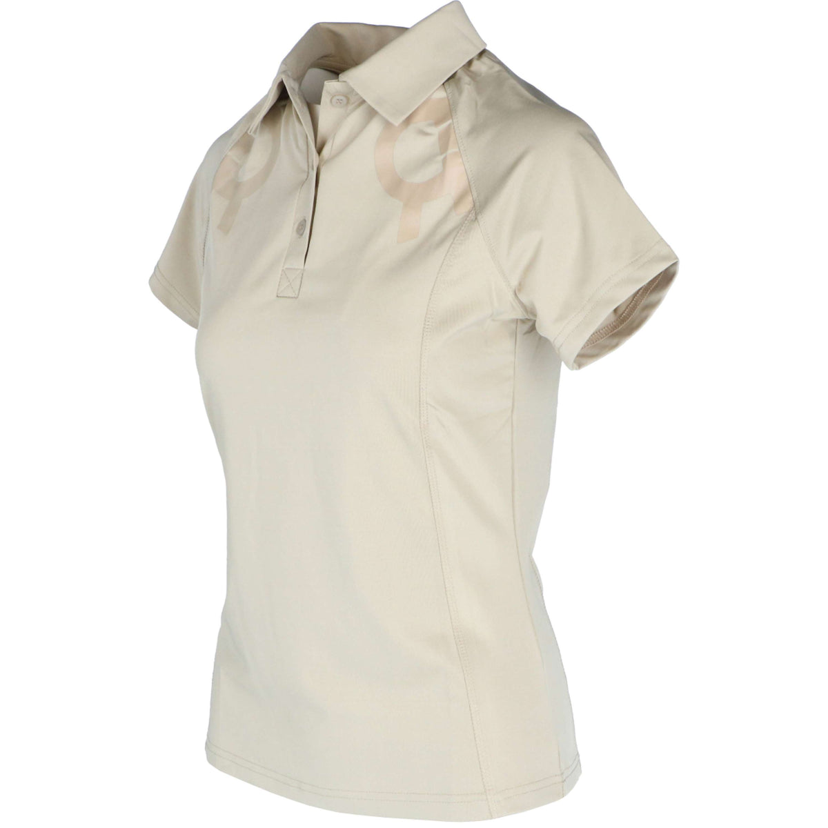 Rebel Poloshirt Shiny Seam Beige