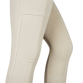 Rebel Reitleggings Contrant Piping Beige