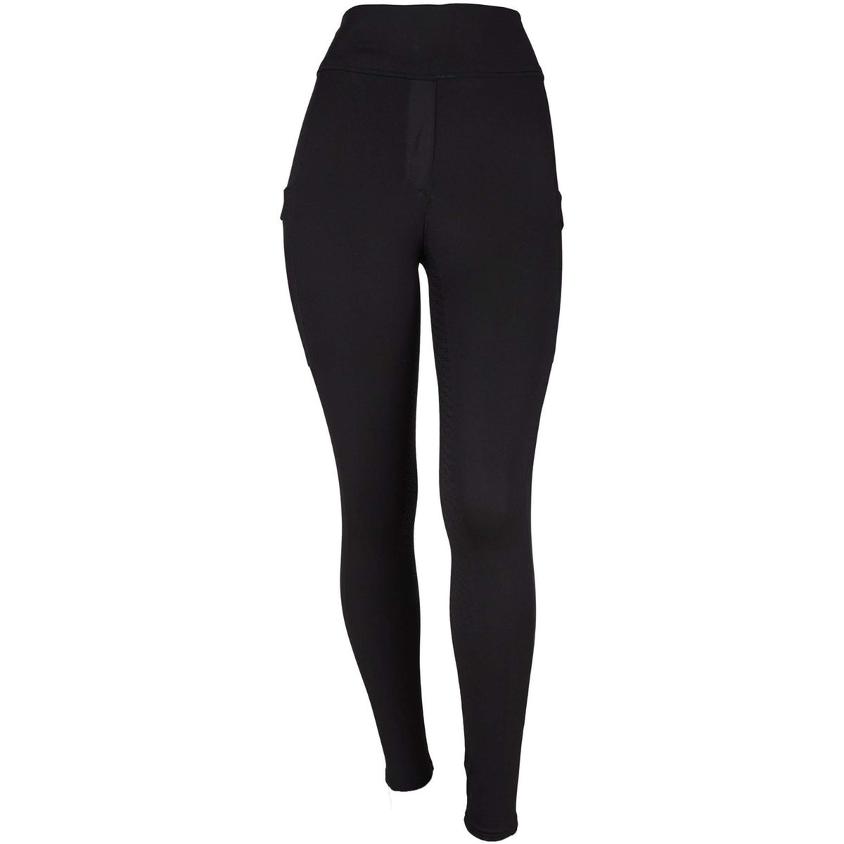 Rebel Reitleggings Contrant Piping Schwarz