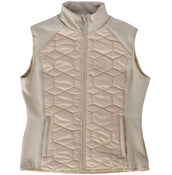 Rebel Weste Cube Quilted Hybrid Beige