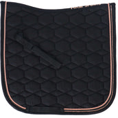 HKM Schabracke Rosegold Glamour Dressur Schwarz/Roségold