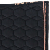 HKM Schabracke Rosegold Glamour Dressur Schwarz/Roségold