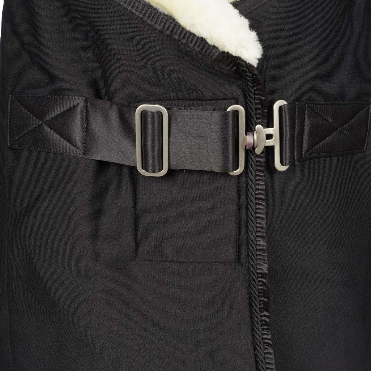 Montar Fleecedecke Softshell Schwarz