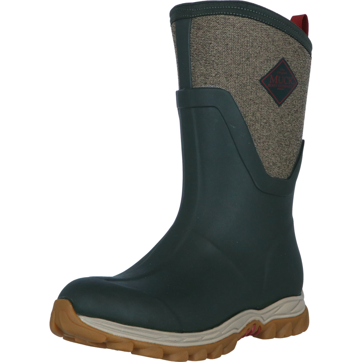 Muck Boot Arctic Sport II Mid Damen Olive/Tweed