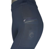 Montar Reitleggings MoRosie Crystals Junior Full Grip Dark Navy