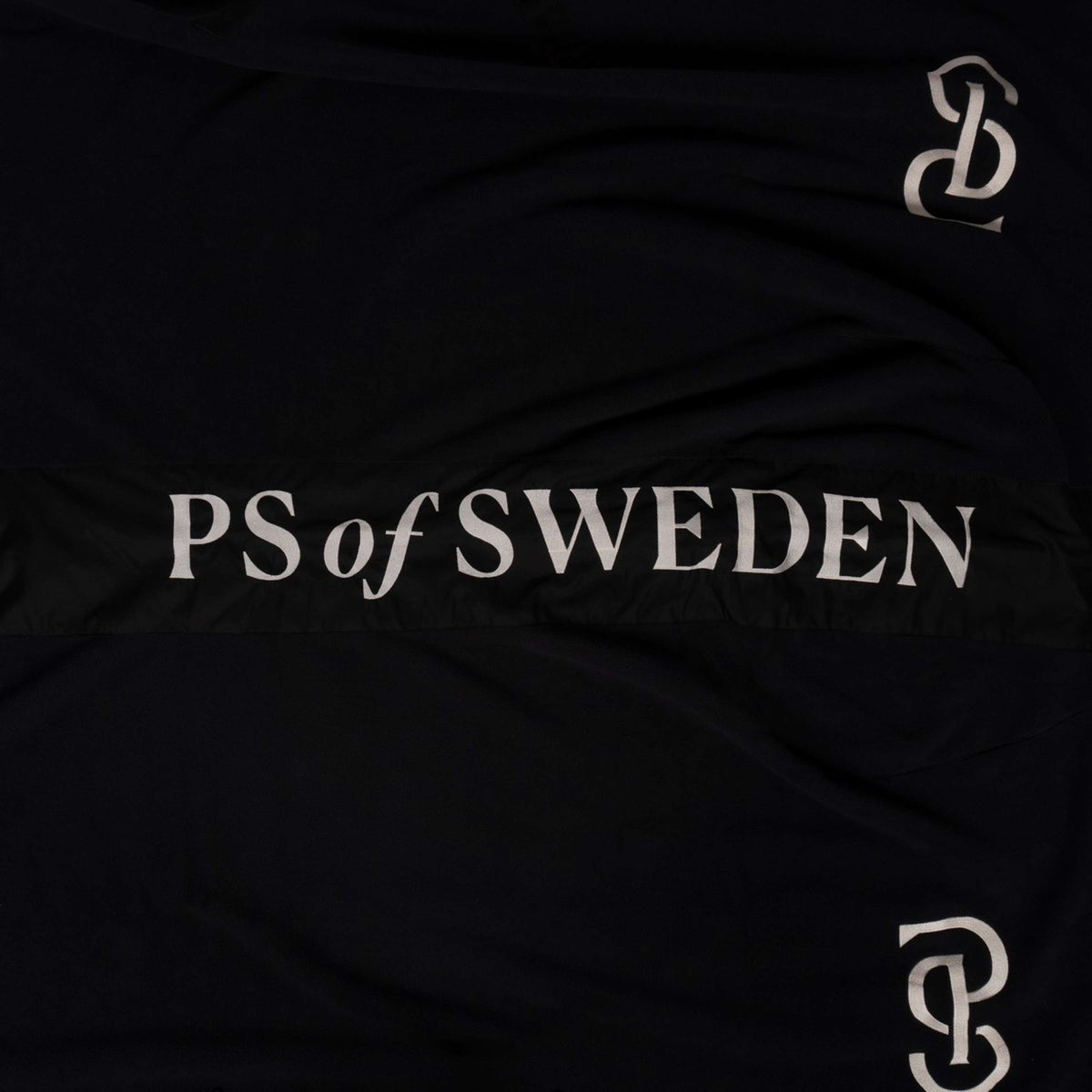 PS of Sweden Fleecedecke Premium Schwarz