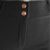 Montar Reithose Briella Rosegold Crystals Highwaist Full Grip Schwarz