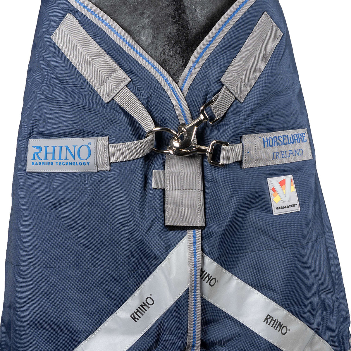 Rhino Plus Turnout Heavy Varilayer 450g Navy/Titanium Grey