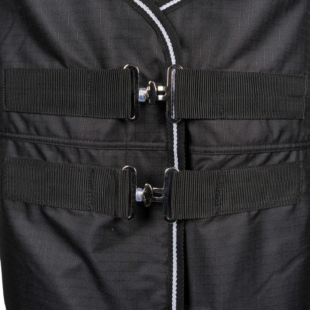 EQUITHÈME Outdoordecke Tyrex 600D Standard 150g Schwarz